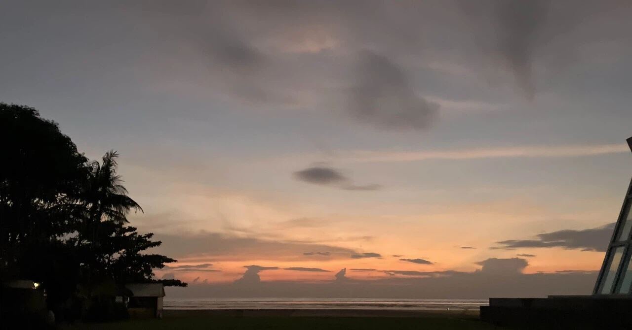 夕日